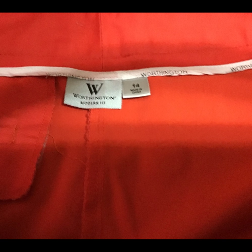 Like new red dress shorts